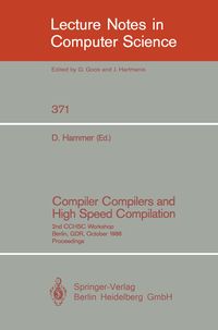 Produktbild: Compiler Compilers and High Speed Compilation