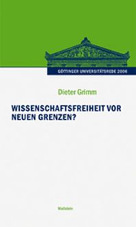 Produktbild: Wissenschaftsfreiheit vor neuen Grenzen?