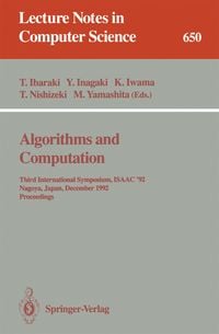 Produktbild: Algorithms and Computation