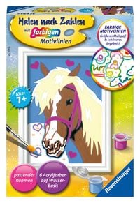 Produktbild: CreArt, Malen nach Zahlen Kinder - Liebes Pferd