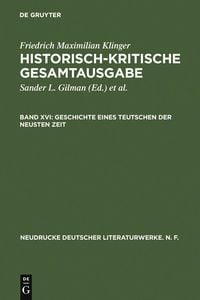 Produktbild: Geschichte eines Teutschen der neusten Zeit