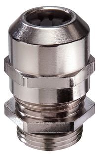 Produktbild: Wiska 10109669 Kabelverschraubung schlagfest, mit Zugentlastung, mit Dichtung M75 Messing (vernickelt) Natur 1 St.