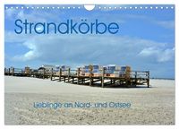 Produktbild: Strandk&ouml;rbe - Lieblinge an Nord- und Ostsee (Wandkalender 2027 DIN A4 quer), CALVENDO Monatskalender