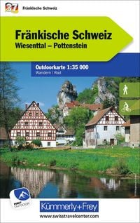 Produktbild: Fr&auml;nkische Schweiz Wiesenttal, Pottenstein Nr. 37 Outdoorkarte Deutschland 1:35 000
