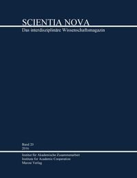 Produktbild: Scientia Nova Band 20, 2016