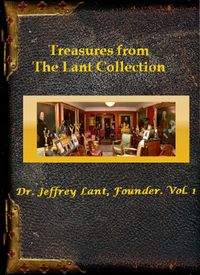 Produktbild: Treasures from The Lant Collection: Dr. Jeffrey Lant, Founder. Vol. 1