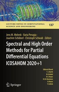 Produktbild: Spectral and High Order Methods for Partial Differential Equations ICOSAHOM 2020+1