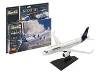 Produktbild: Model Set Airbus A320neo Lufthansa New Livery, Revell Modellbausatz mit Basiszubeh&ouml;r