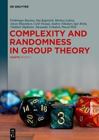 Produktbild: Complexity and Randomness in Group Theory