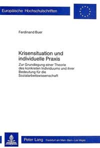 Produktbild: Krisensituation und individuelle Praxis