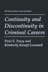 Produktbild: Continuity and Discontinuity in Criminal Careers