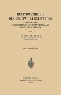 Produktbild: Mutationstheorie der Geschwulst-Entstehung