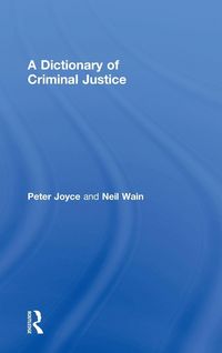 Produktbild: A Dictionary of Criminal Justice