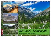 Produktbild: Aktiviere Sehns&uuml;chte Reiseziele in der Schweiz (Wandkalender 2026 DIN A2 quer), CALVENDO Monatskalender