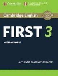 Produktbild: Cambridge English First 3 Student's Book with Answers