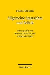 Bild vom Artikel Allgemeine Staatslehre und Politik vom Autor Georg Jellinek