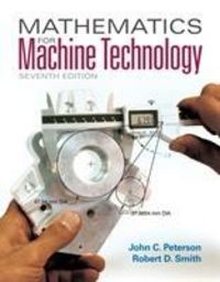 Produktbild: Peterson, J: Mathematics for Machine Technology
