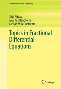 Produktbild: Topics in Fractional Differential Equations