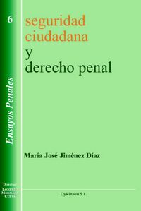 Produktbild: Seguridad ciudadana y derecho penal