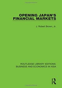 Produktbild: Opening Japan''s Financial Markets