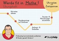Produktbild: Werde fit in Mathe: Uhrzeit lesen lernen und Zeitspannen