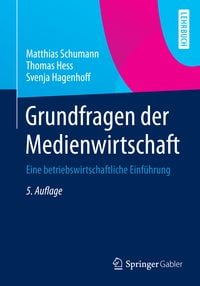 Produktbild: Grundfragen der Medienwirtschaft