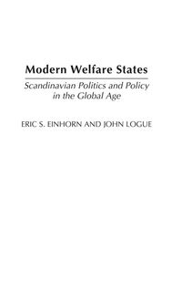 Produktbild: Modern Welfare States