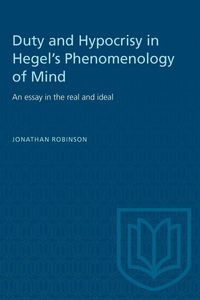 Produktbild: Duty and Hypocrisy in Hegel's Phenomenology of Mind