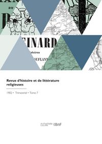 Produktbild: Revue d'histoire et de litt&eacute;rature religieuses