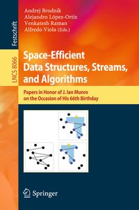 Produktbild: Space-Efficient Data Structures, Streams, and Algorithms