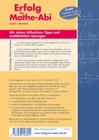 'Erfolg Im Mathe-Abi 2024 Leistungsfach Teil A Baden-Württemberg' - '12 ...