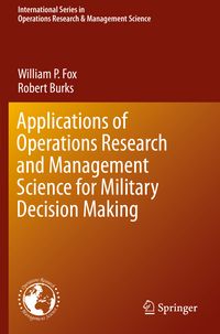 Produktbild: Applications of Operations Research and Management Science for Military Decision Making