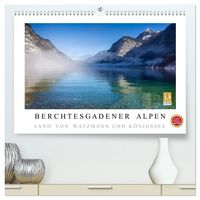 Produktbild: Berchtesgadener Alpen - Land von Watzmann und K&ouml;nigssee (hochwertiger Premium Wandkalender 2026 DIN A2 quer), Kunstdruck in Hochglanz