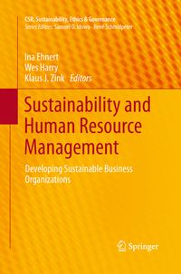 Produktbild: Sustainability and Human Resource Management