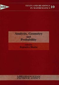 Produktbild: Analysis, Geometry and Probability