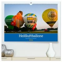 Produktbild: Hei&szlig;luftballone - Bunte Riesen im Norden (hochwertiger Premium Wandkalender 2026 DIN A2 quer), Kunstdruck in Hochglanz