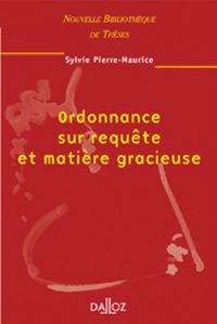 Produktbild: Ordonnance Sur Requete Matiere