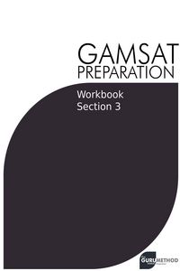 Produktbild: GAMSAT Preparation Workbook Section 3