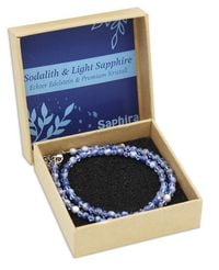 Produktbild: Sodalith Saphira Edelsteinkette