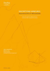 Produktbild: Inscriptions mineures : nouveaut&eacute;s et r&eacute;flexions