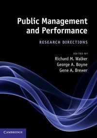 Produktbild: Public Management and Performance