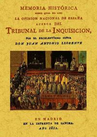Produktbild: Memoria hist&oacute;rica acerca del Tribunal de la Inquisici&oacute;n