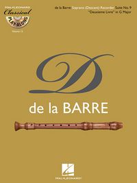 Produktbild: Soprano (Descant) Recorder Suite No. 9 Deuxieme Livre in G Major