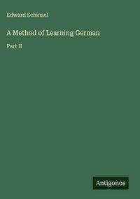 Produktbild: A Method of Learning German
