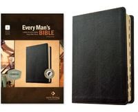 Produktbild: NLT Every Man's Bible, Filament Enabled (Leatherlike, Crossmark Black, Indexed, Red Letter)