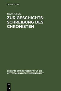 Produktbild: Zur Geschichtsschreibung des Chronisten