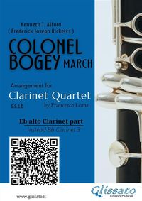 Produktbild: Eb Alto Clarinet part of "Colonel Bogey" for Clarinet Quartet