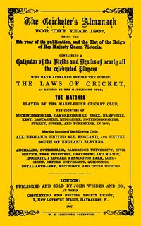Produktbild: Wisden Cricketers' Almanack 1867