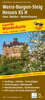 Bild vom Artikel Wanderkarte Werra-Burgen-Steig Hessen X5 H, Hann. Münden - Nentershausen 1 : 25 000 vom Autor 