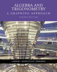 Produktbild: Algebra and Trigonometry: A Graphing Approach